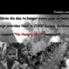 no hungry child campaign of Mr V Sridhar