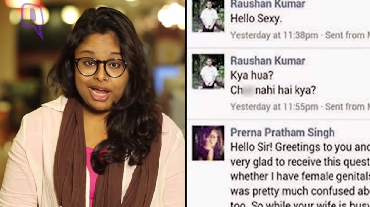 This Girl Spoke Up When A Guy Harrassed Her On FB, But Now FB Has Removed Her Post For Nudity!