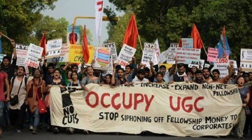 Students Lathicharged In UGC Premises, As Modi Sells Education. And This Is How He’s Doing It!