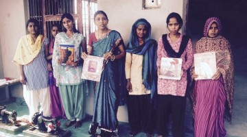 Tanuja with her students